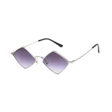 Silver Frame Dual Gray Lenses