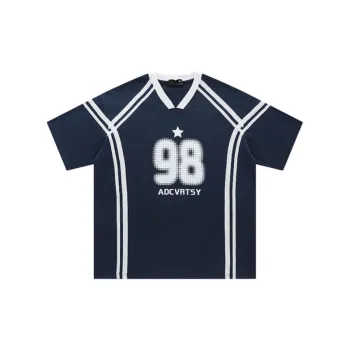 Niche Loose V Neck T Shirt