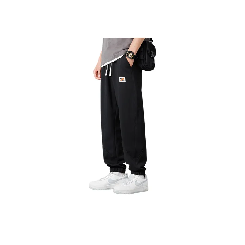 Waffled Trendy Sports Long Pants-7