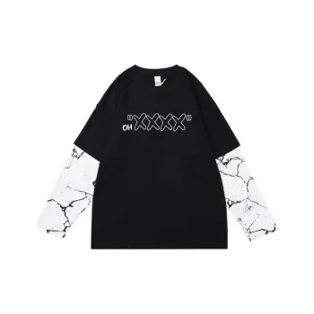 Original Fake Two piece Long Sleeve T shirt
