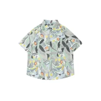 Hawaii Contrast Color Floral Shirt