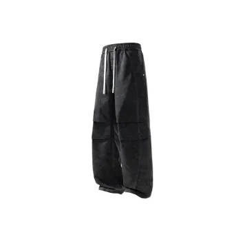 Loose Straight Leg Cotton Casual Pants