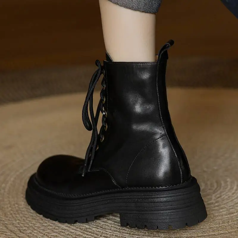Fashion Washed Martin Boot-5