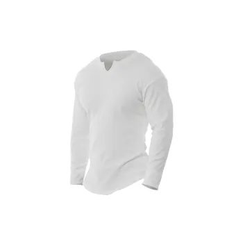 Casual Long Sleeve Cotton T Shirt Unisex
