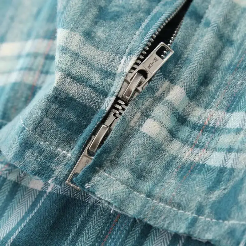Street Plaid Jacket-4