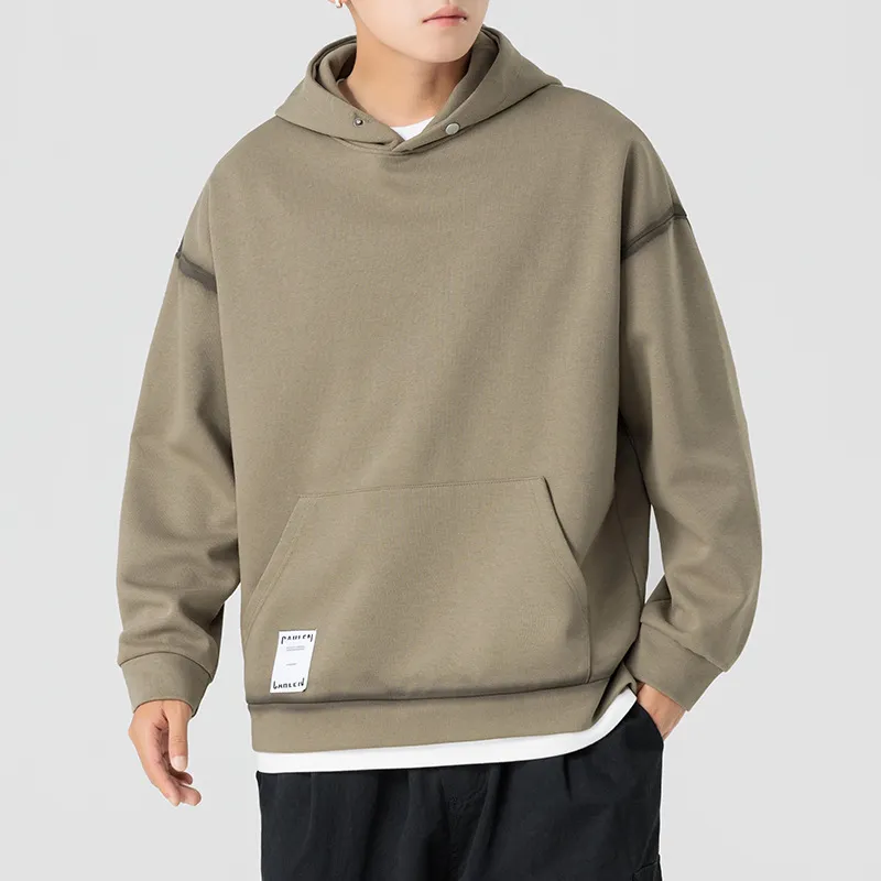 Trendy Simple Cotton Sweatshirt-2