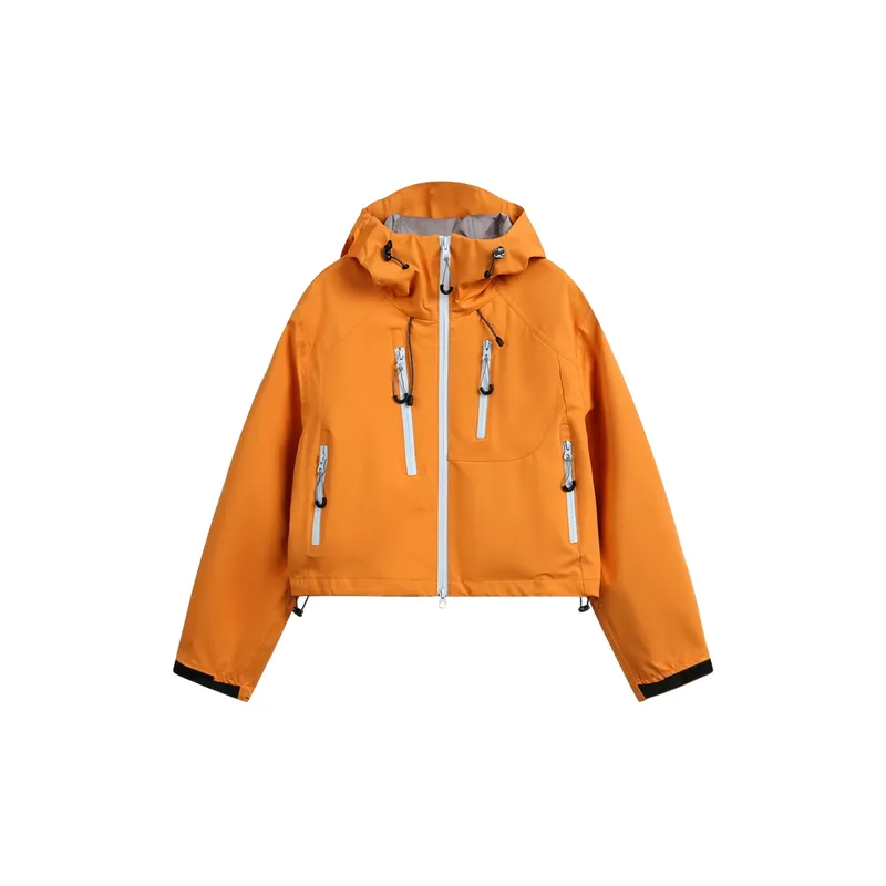 Casual Loose Blended Synthetic Fabrics Outdoor Jacket-0