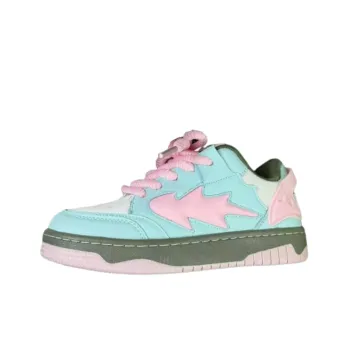 Contrast Color Thick Bottom Sports Shoes