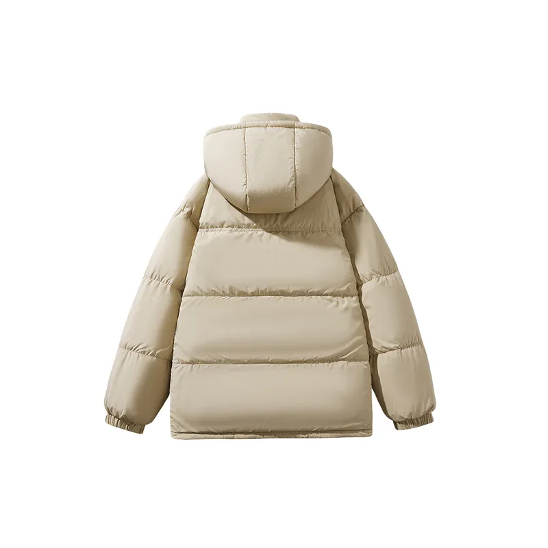 Casual Fashionable White Duck Down Jacket-1