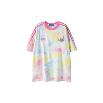 Tide Tie Dye Cotton Short Sleeved T Shirt