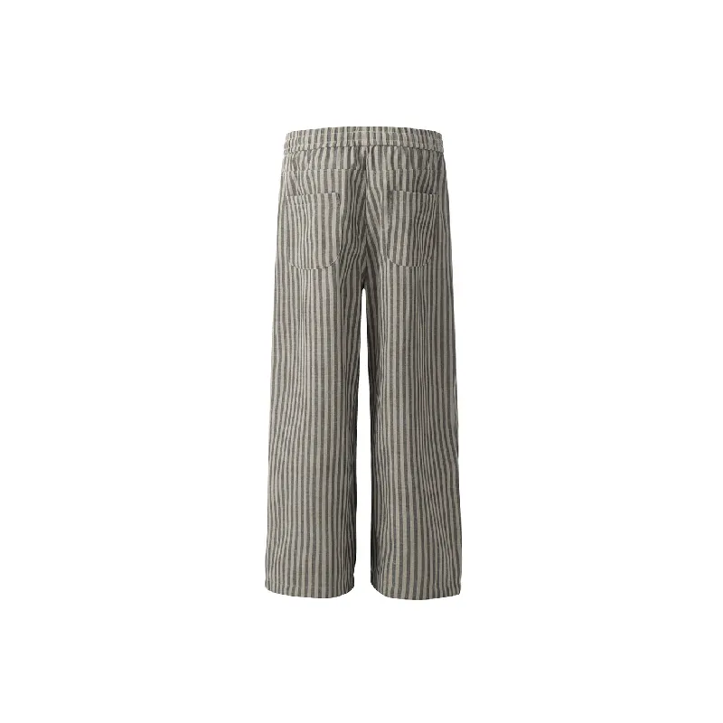 Retro Loose Cotton Blended Fabric Casual Pants-3