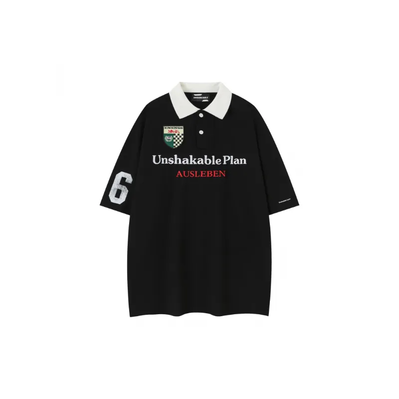 Trendy Versatile Letter Embroidered Short Sleeved T Shirt-4