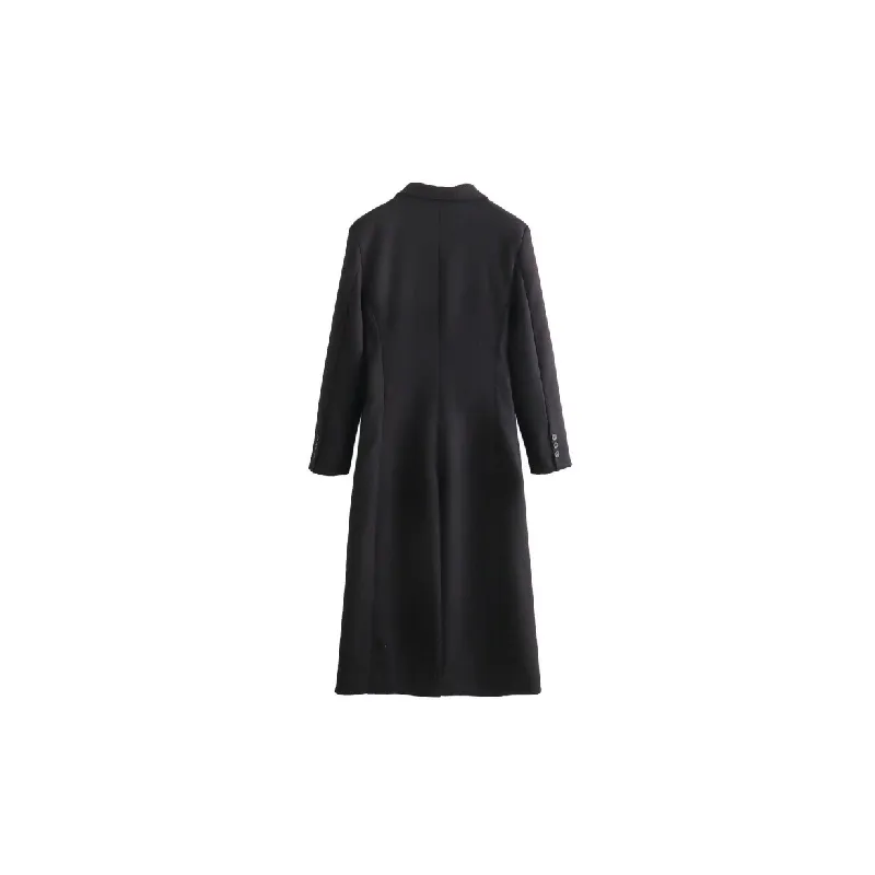 Simple Fashionable Woolen Fabric Coat-1
