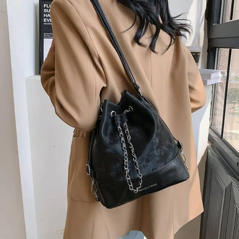 Chain Fashionable Backpack-13