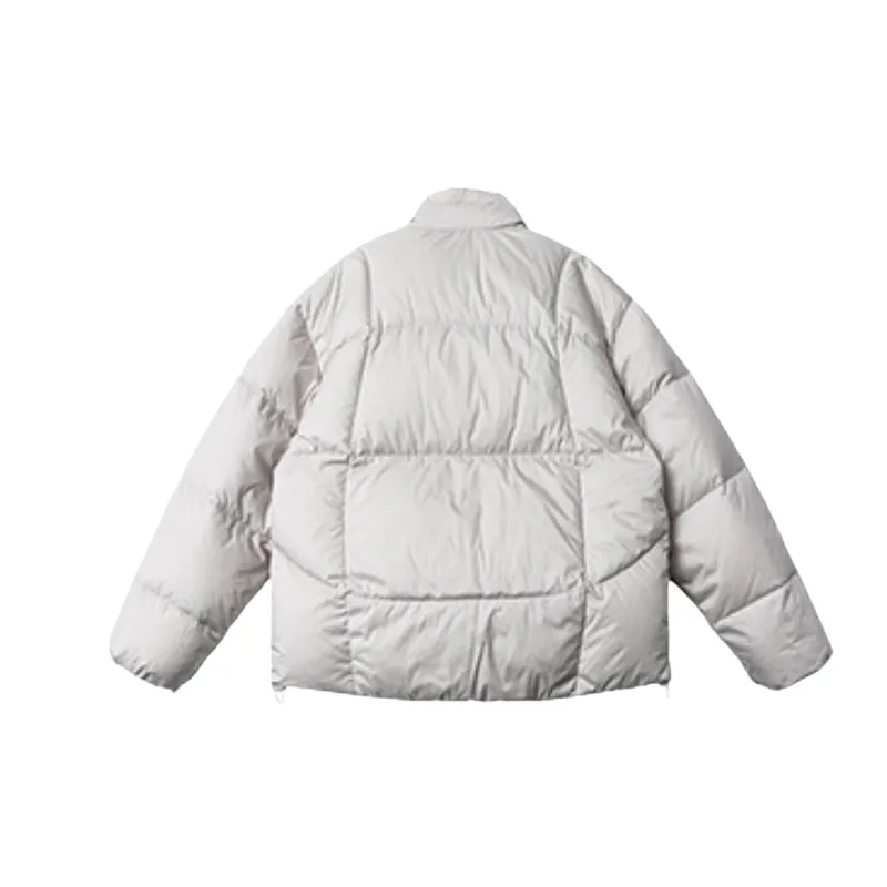 Fashionable Loose Blended Synthetic Fabrics Quilted Jacket-1