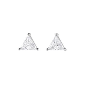 Simple Rhinestone Ear Stud Women