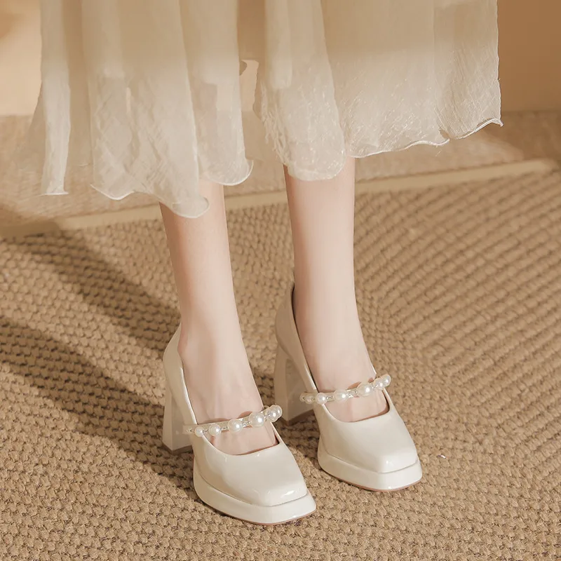 Elegant Waterproof High Heels-5
