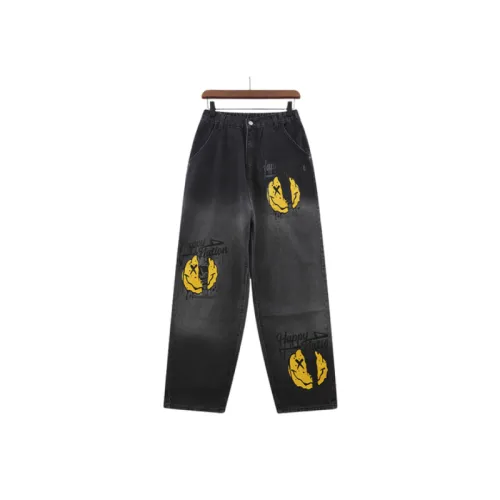 Loose Trendy Graffiti Trousers