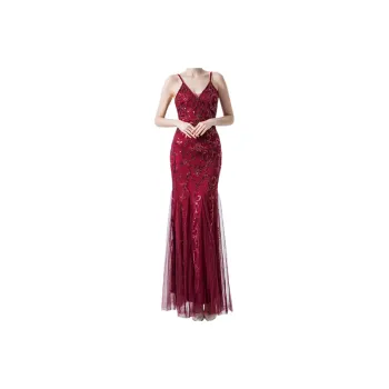 Casual Sequins Dress Women