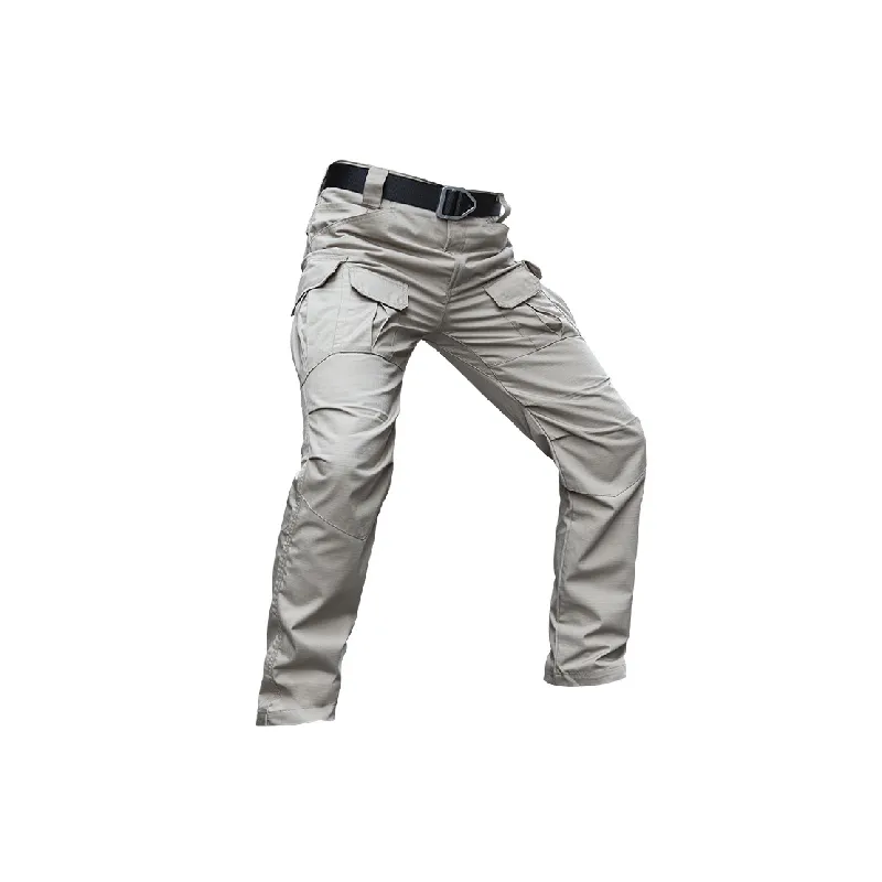 Simple Funky Cotton Polyester Blend Cargo Pants-5