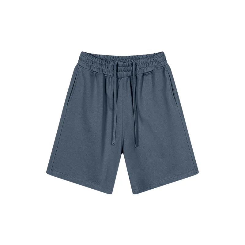 Fashionable Plain Cotton Sports Shorts Unisex-0