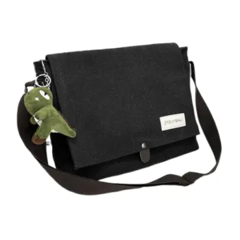 Retro Plain Crossbody Bag