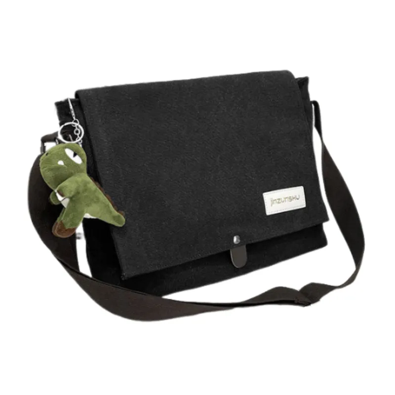 Retro Plain Crossbody Bag-6