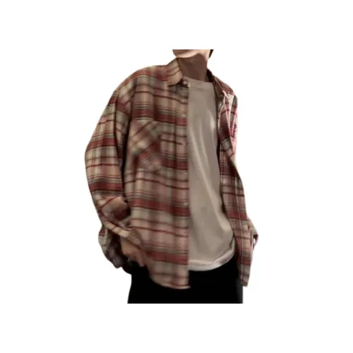 Retro Plaid Long Sleeve Shirt