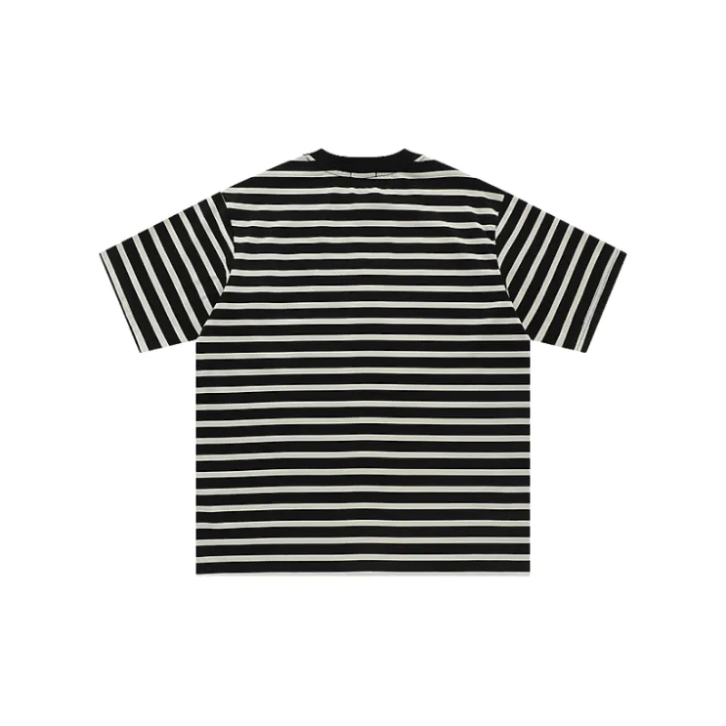 Fashion Contrast Color 100% Cotton T-Shirt-5
