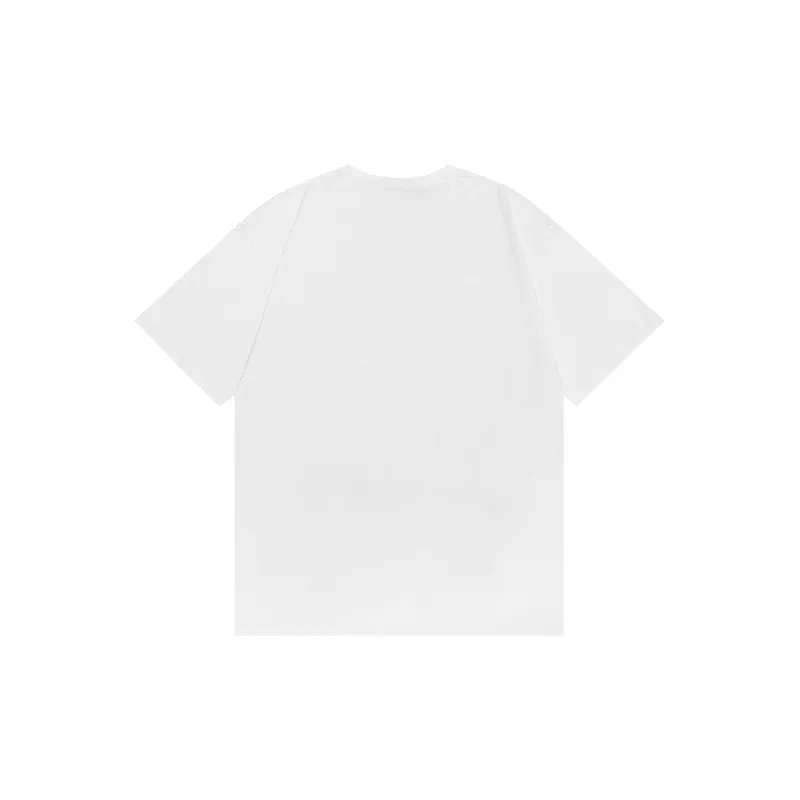 Retro Letter 100% Cotton T Shirt-5