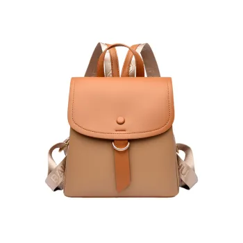 Simple Contrast Color Backpack