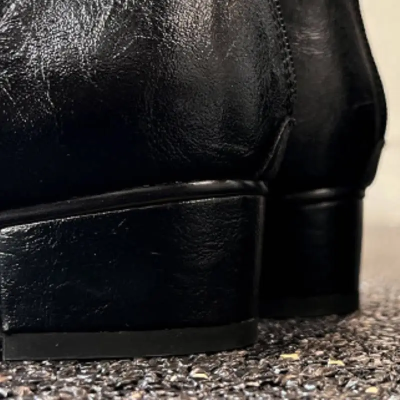 Simple Plain Ankle Boots-6