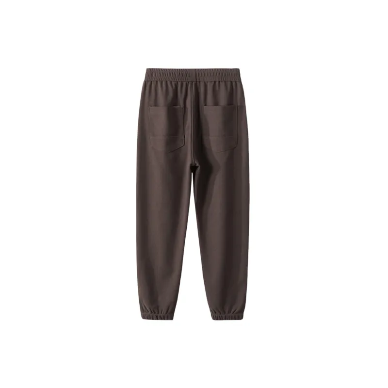 Simple Sporty Blended Synthetic Fabrics Casual Pants-6