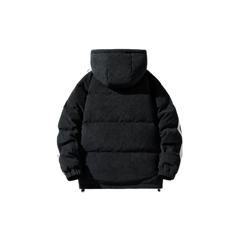 Fashionable Loose Polyester Quilted Jacket-3