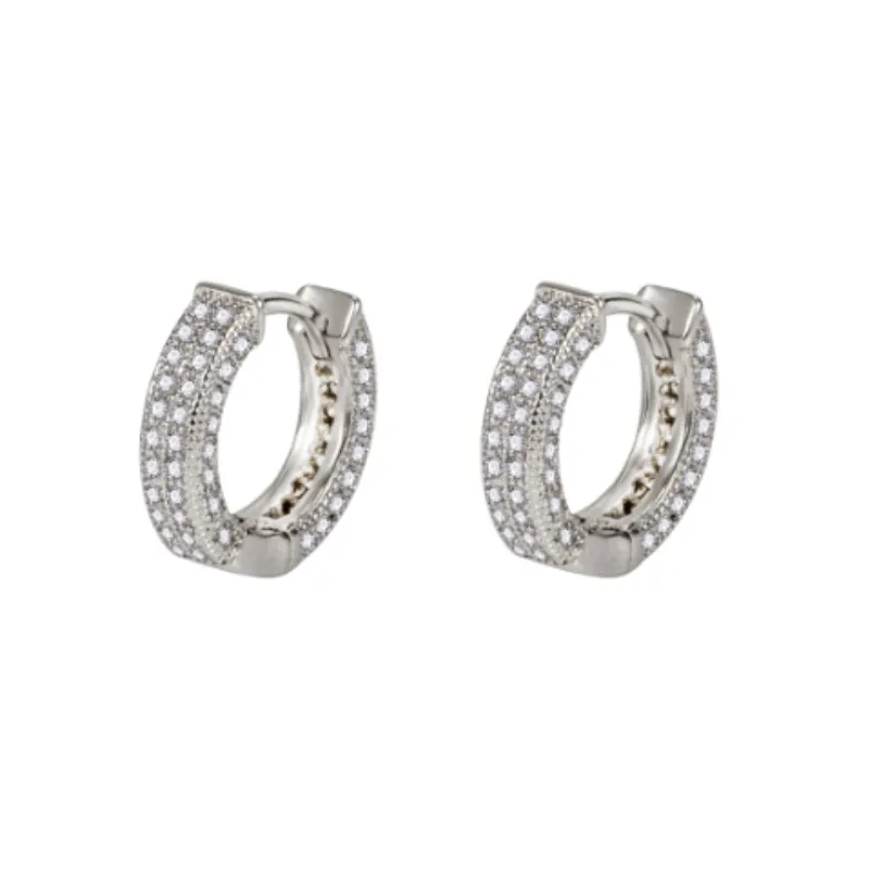 Fashionable Plain Ear Stud Women-2