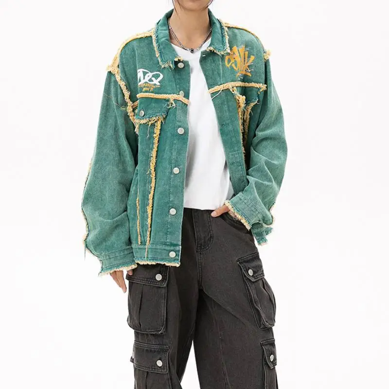 Loose Retro Denim Jacket-2
