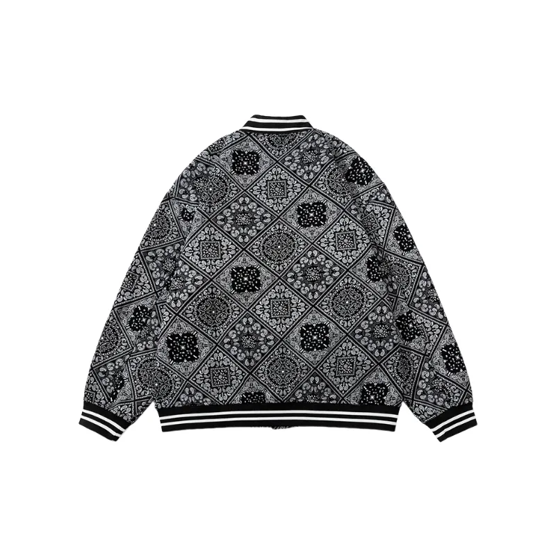 Fashionable All Over Print Cotton Jacket-1