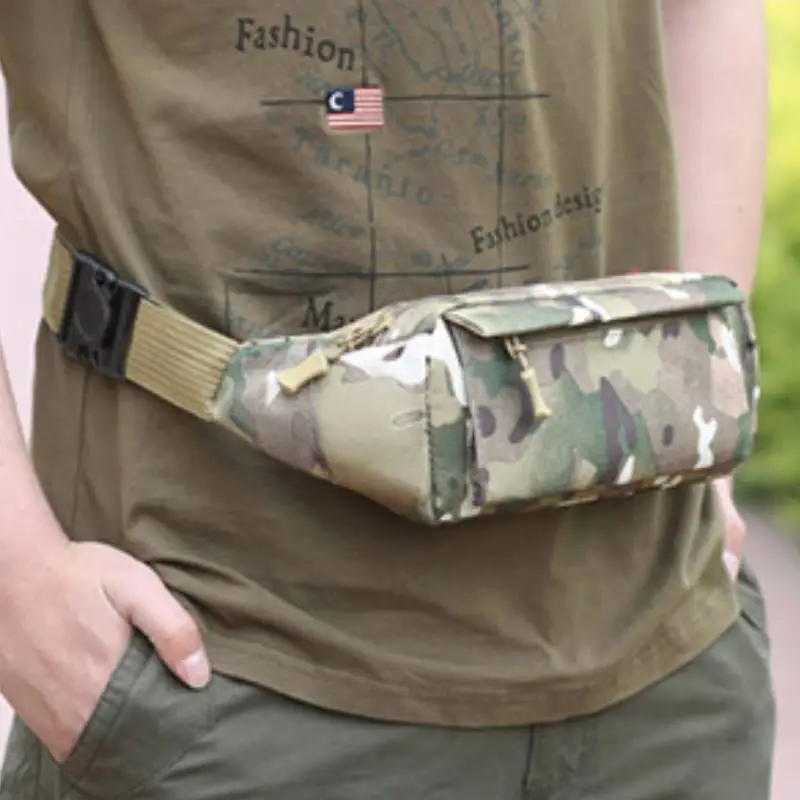 Sporty Zipper Fanny Pack-3
