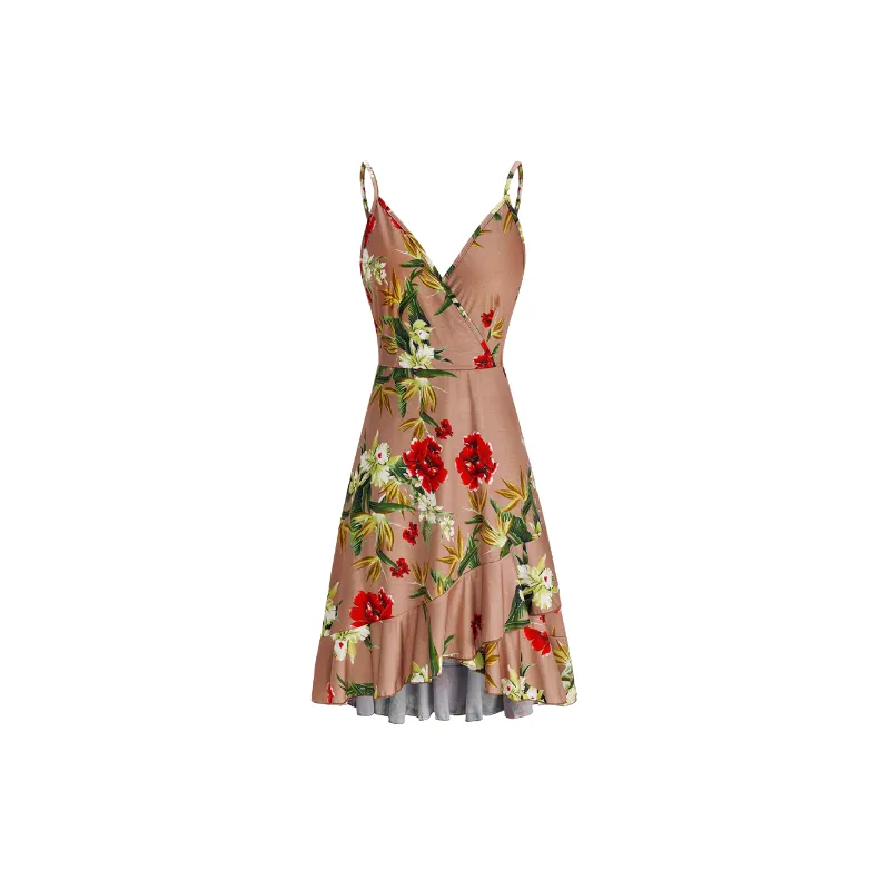 Casual Loose Cotton Slip Dress Women-2