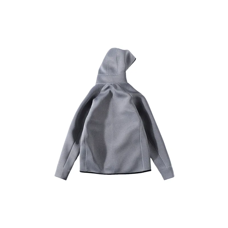Basics Simple Blended Synthetic Fabrics Jacket-1