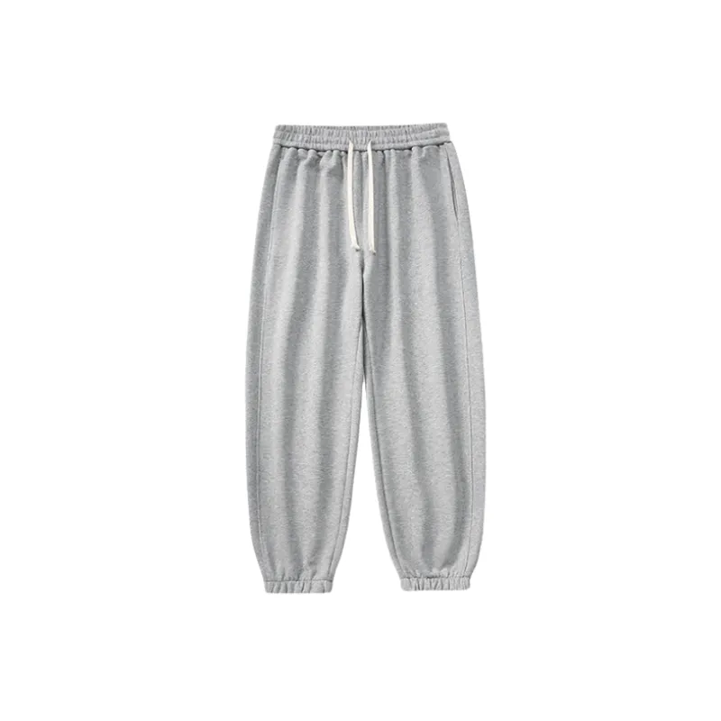 Casual Plain Blended Synthetic Fabrics Casual Pants-1