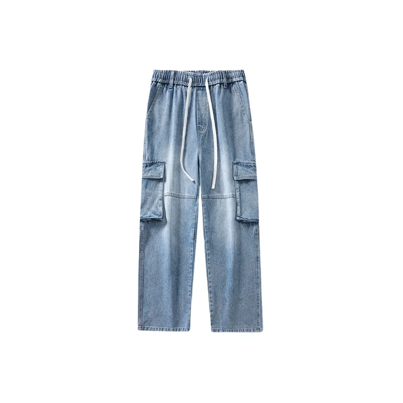 Retro Cargo Pants Jeans-5
