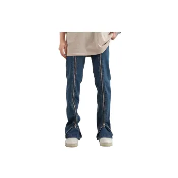 Retro Flared Zipper Hip Hop Pants