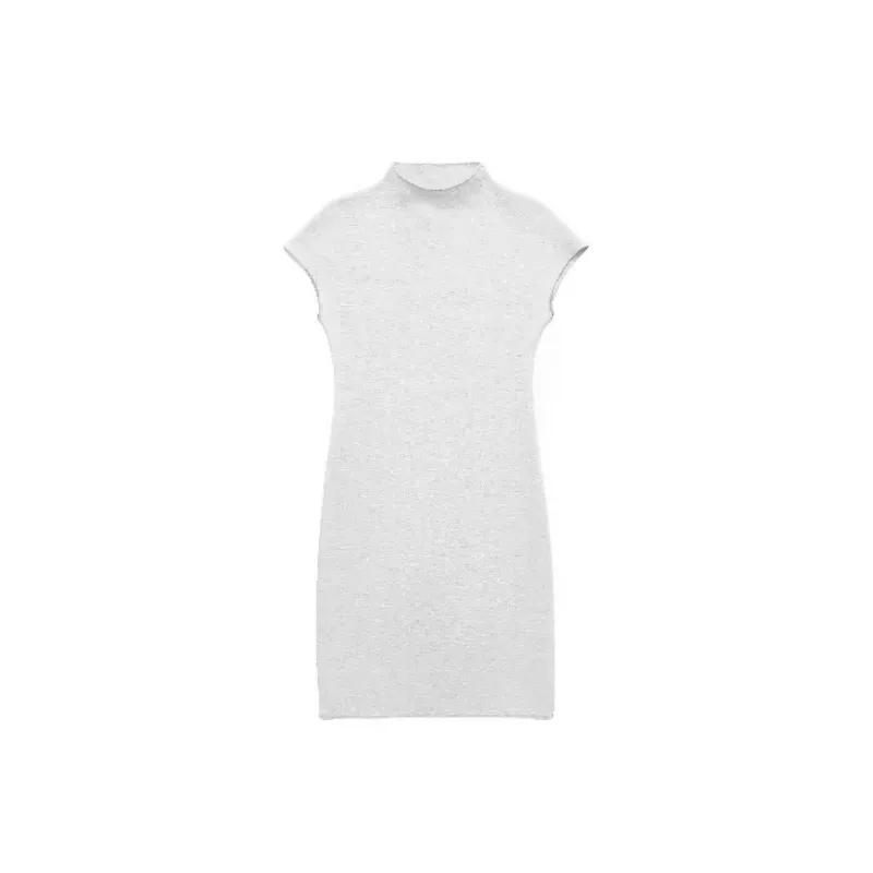 Simple Fashion Polyester Dress Women-1