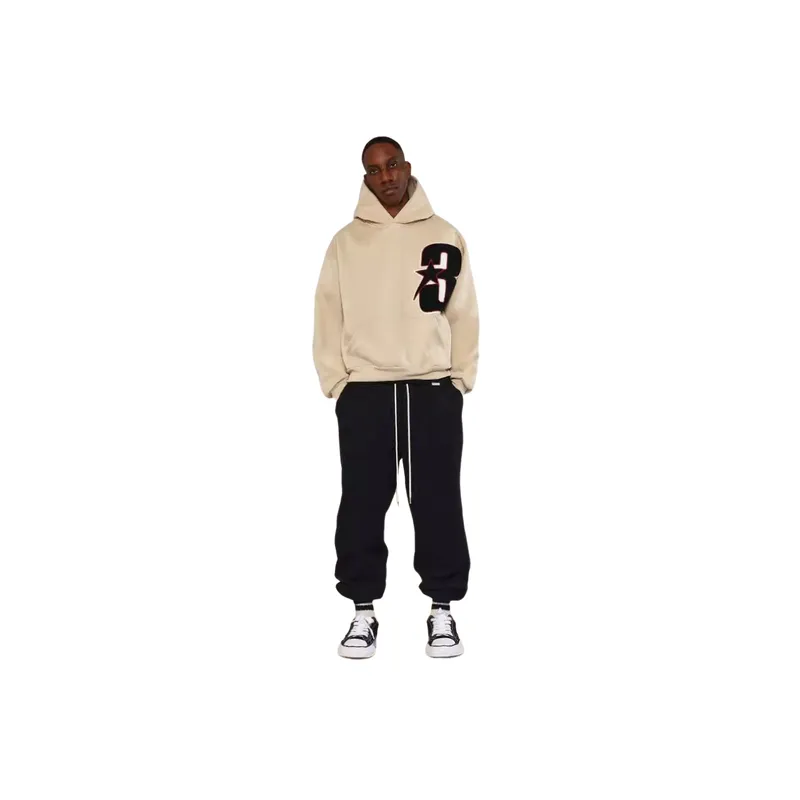 Fashion Loose Polyester Sweatshirt-4