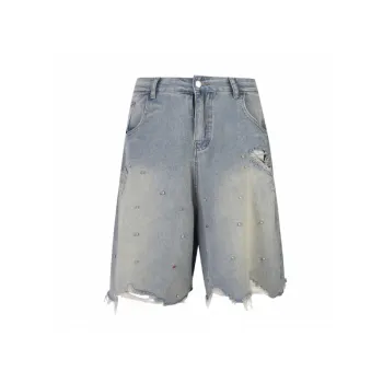 Street Washed Denim Shorts
