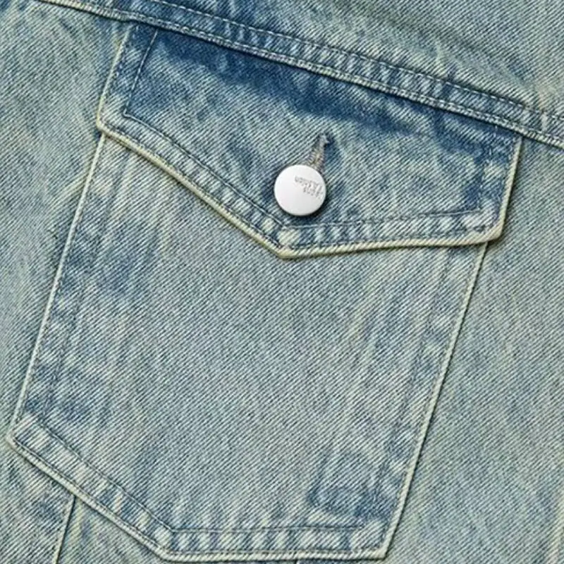 Retro Loose Denim Jacket-4