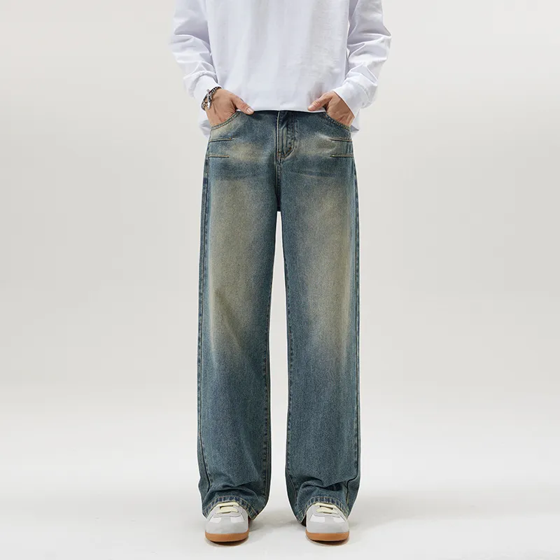 Simple Loose Jeans-2