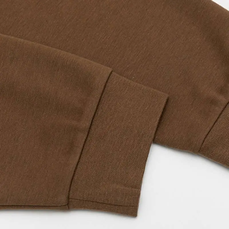Casual Long Sleeve Blended Synthetic Fabrics T Shirt-5