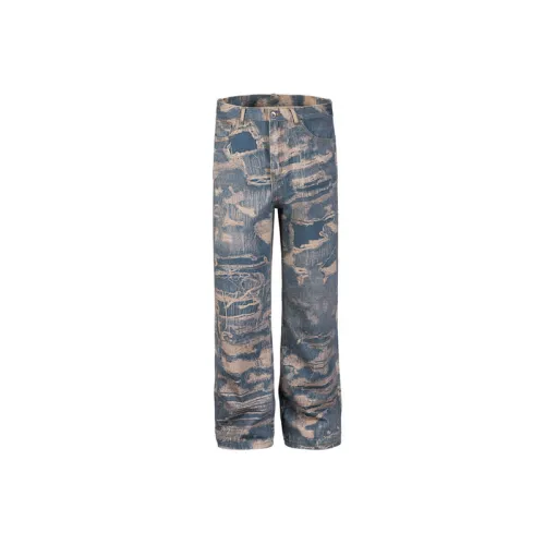 Trendy Washed Distressed Missguided jeans